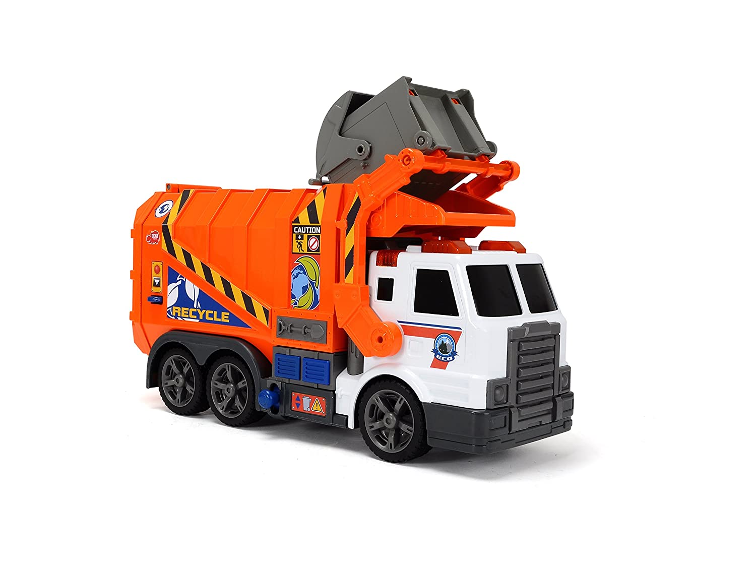 Dickie Toys Light and Sound Garbage Truck
