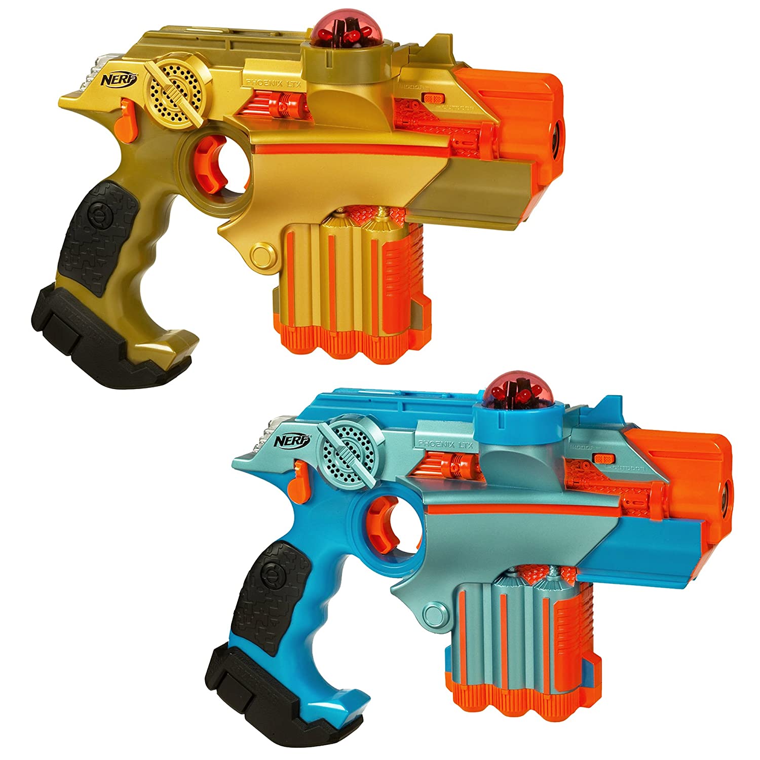 Nerf Official: Lazer Tag Phoenix LTX Tagger 2-pack - Fun Multiplayer Laser Tag Game for Kids & Adults, Ages 8 & Up