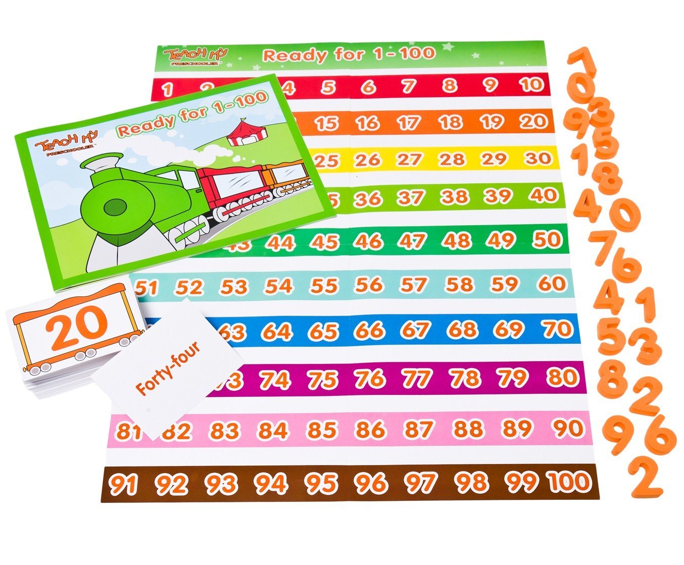 Teach My Preschooler Numbers 1 to 100