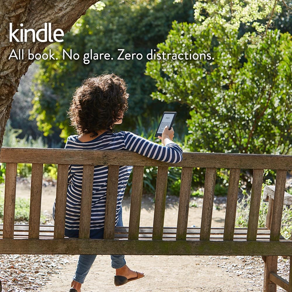 Kindle E-reader (Previous Generation - 8th) - Black, 6" Display, Wi-Fi, Built-In Audible - Includes Special Offers