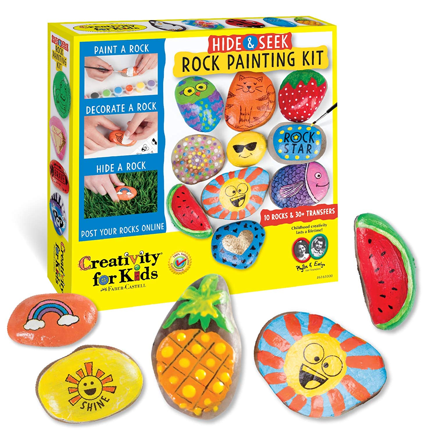 Creativity for Kids Hide & Seek Rock Painting Kit