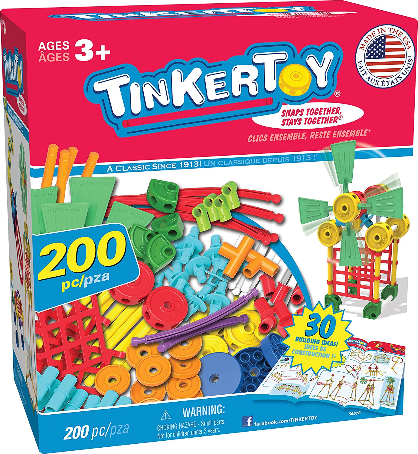 TINKERTOY 30 Model Super Building Set (Amazon Exclusive)