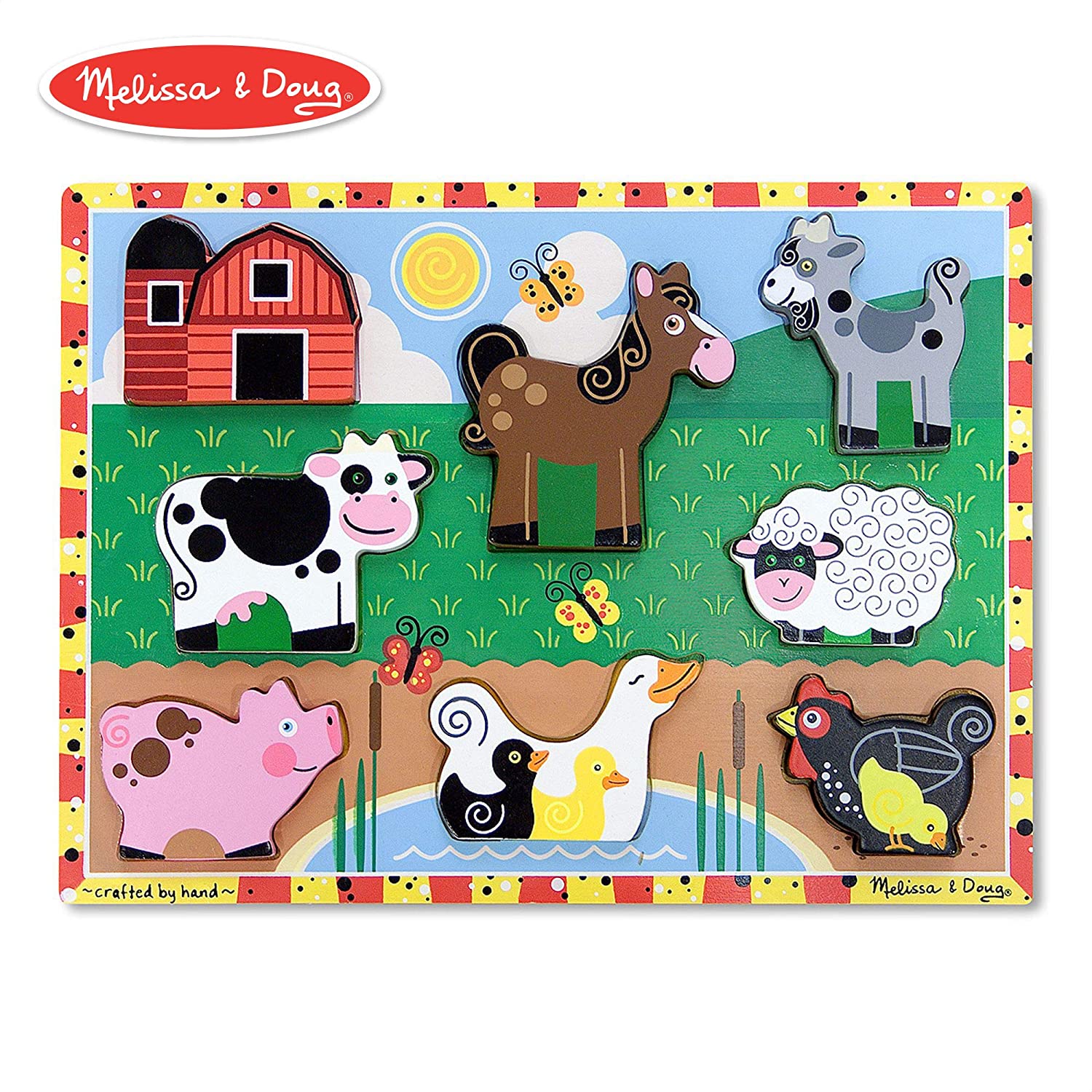 Melissa & Doug Farm Chunky Puzzle