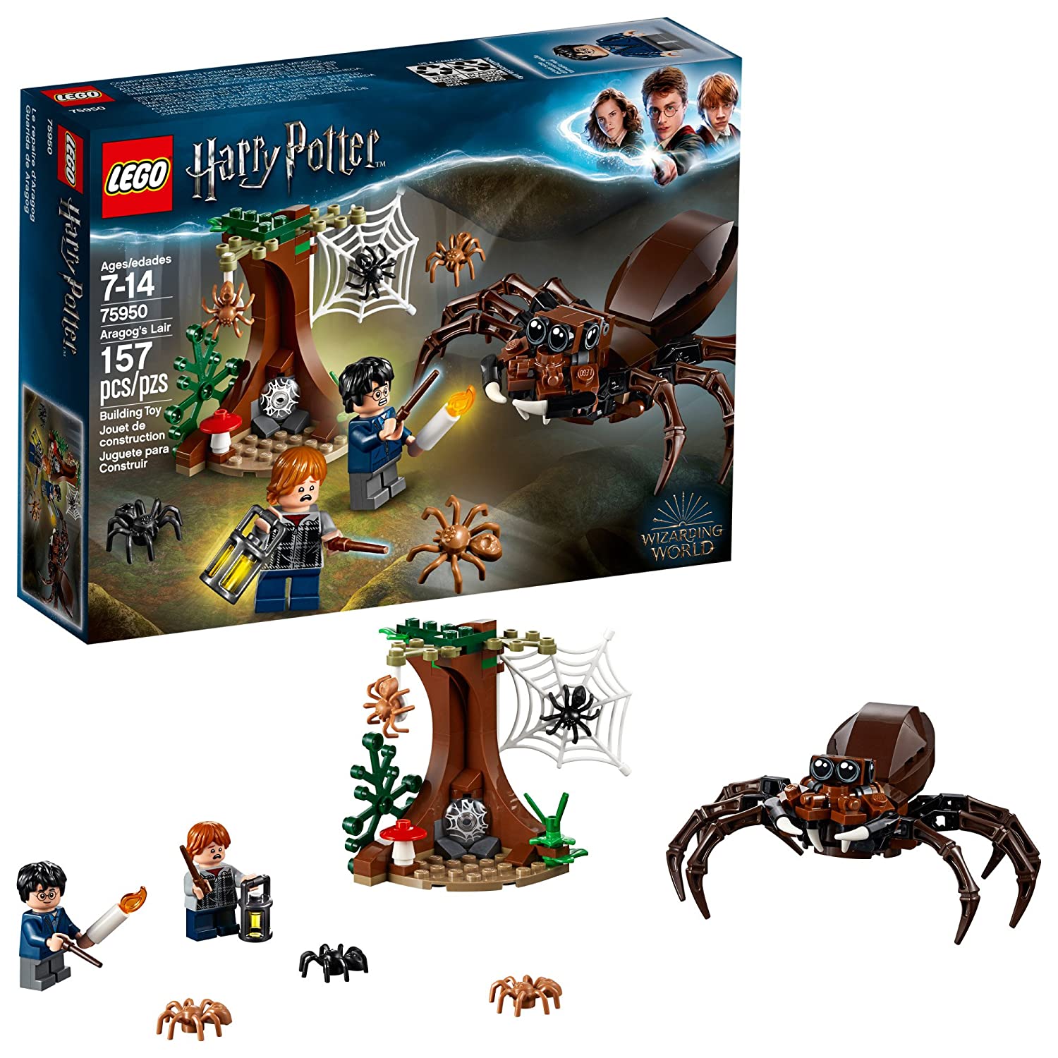 LEGO Harry Potter and The Chamber of Secrets Aragog's Lair 75950 Building Kit (157 Pieces)