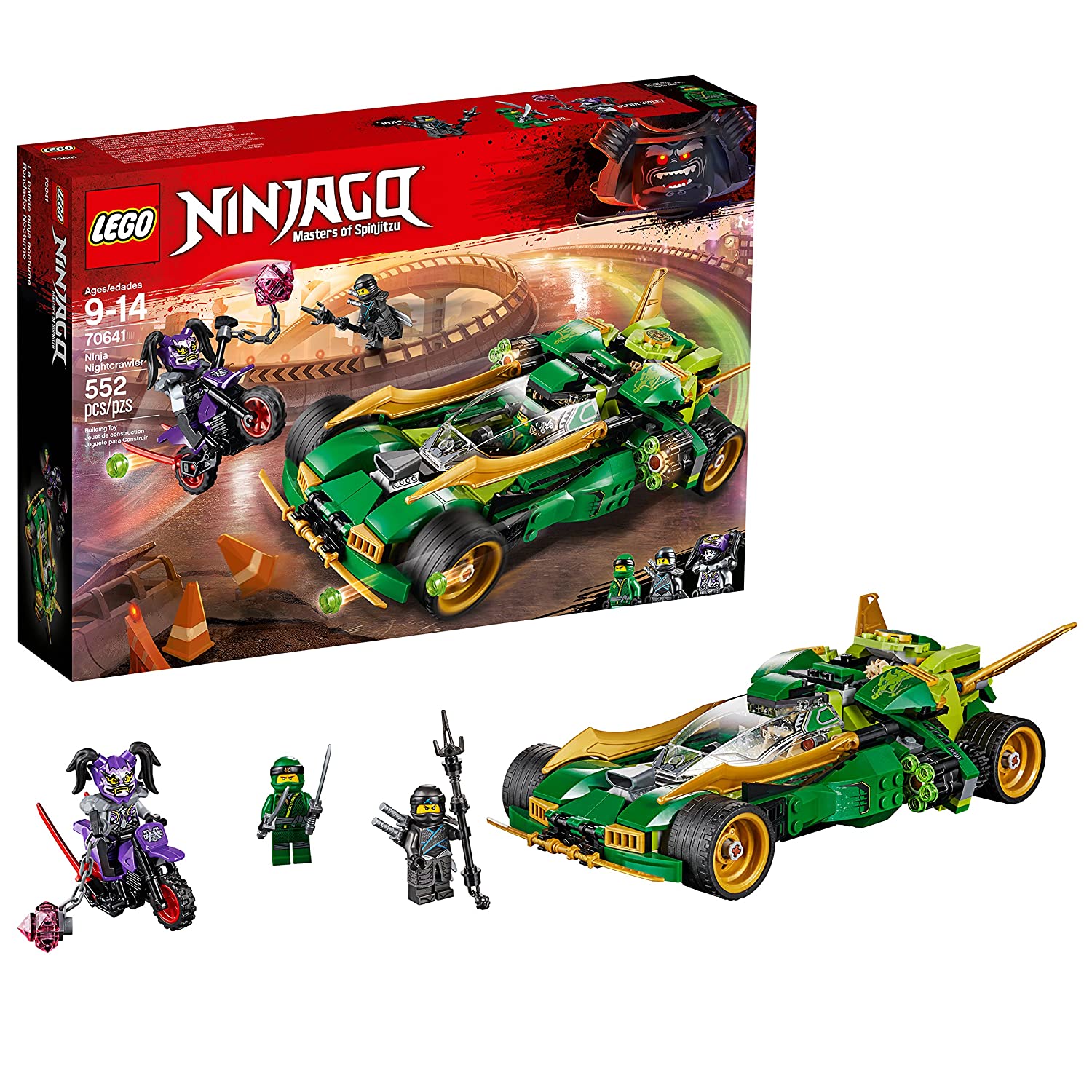 LEGO NINJAGO Ninja Nightcrawler 70641 Building Kit (552 Piece)