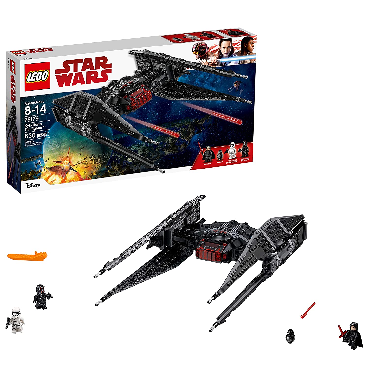 LEGO Star Wars Episode VIII Kylo Ren's Tie Fighter 75179 Building Kit