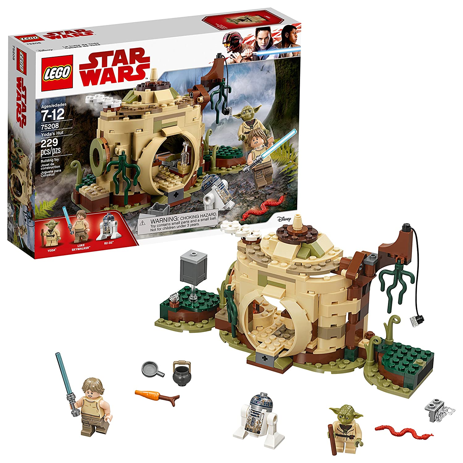 LEGO Star Wars: The Empire Strikes Back Yoda’s Hut 75208 Building Kit