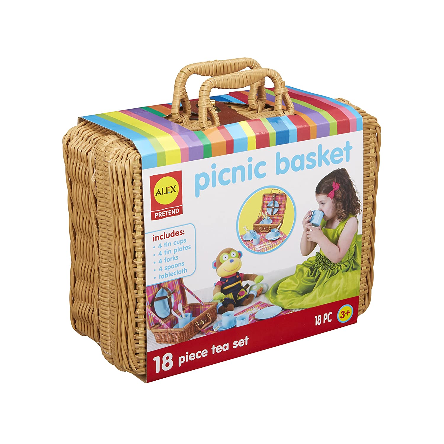 ALEX Pretend Picnic Basket