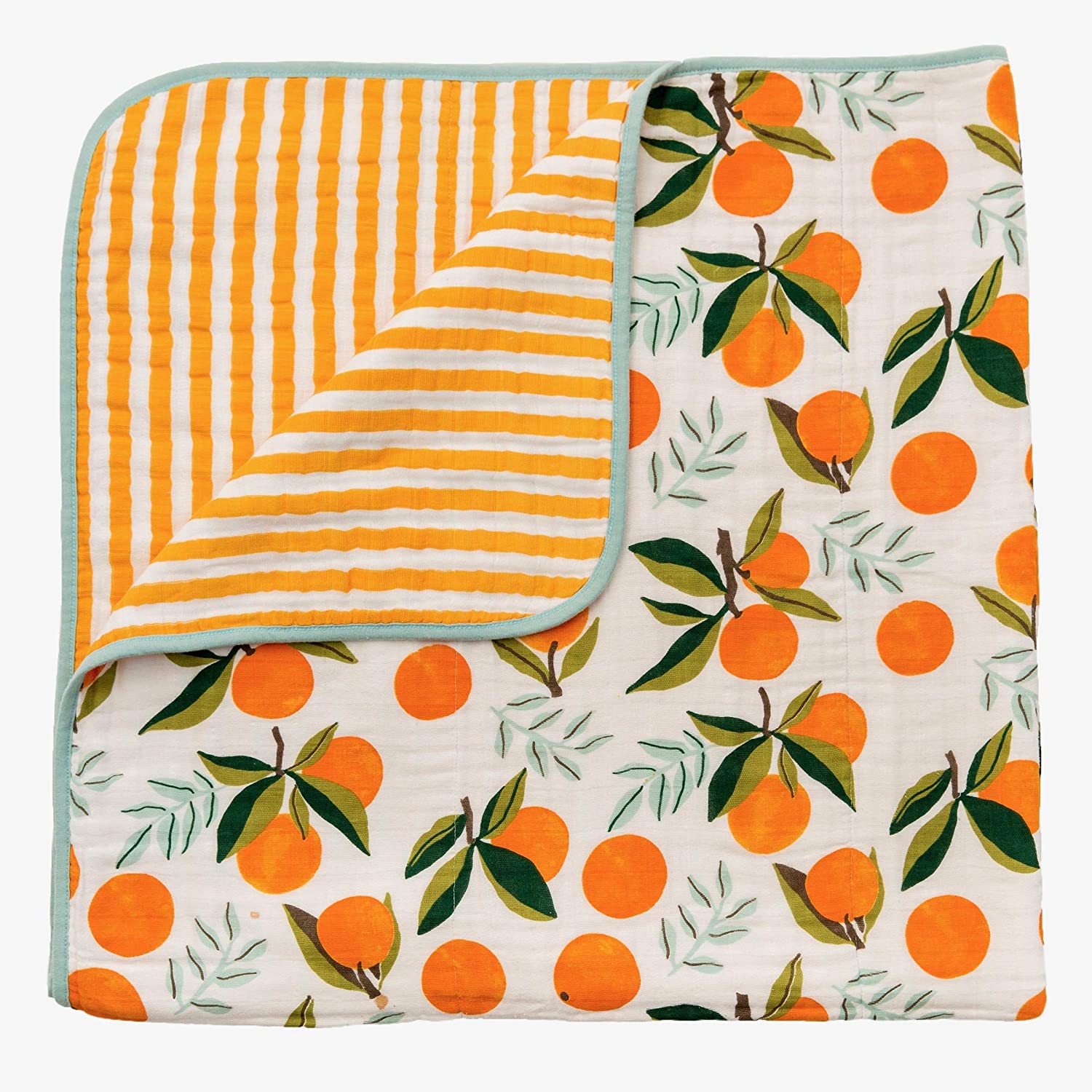 Clementine Reversible Quilt Cotton Muslin for Baby
