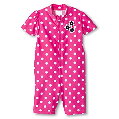 Just One You by Carter's Baby Girls' Full Body Rash Guard - Polka Dot