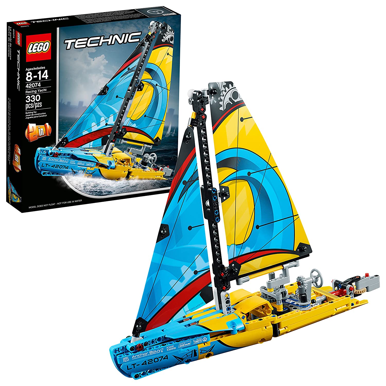 LEGO Technic Racing Yacht 42074 Building Kit 