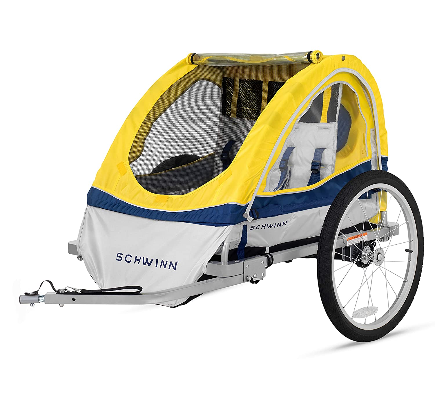 Schwinn Echo Kids/Child Double Tow Behind Bicycle Trailer - Best Budget