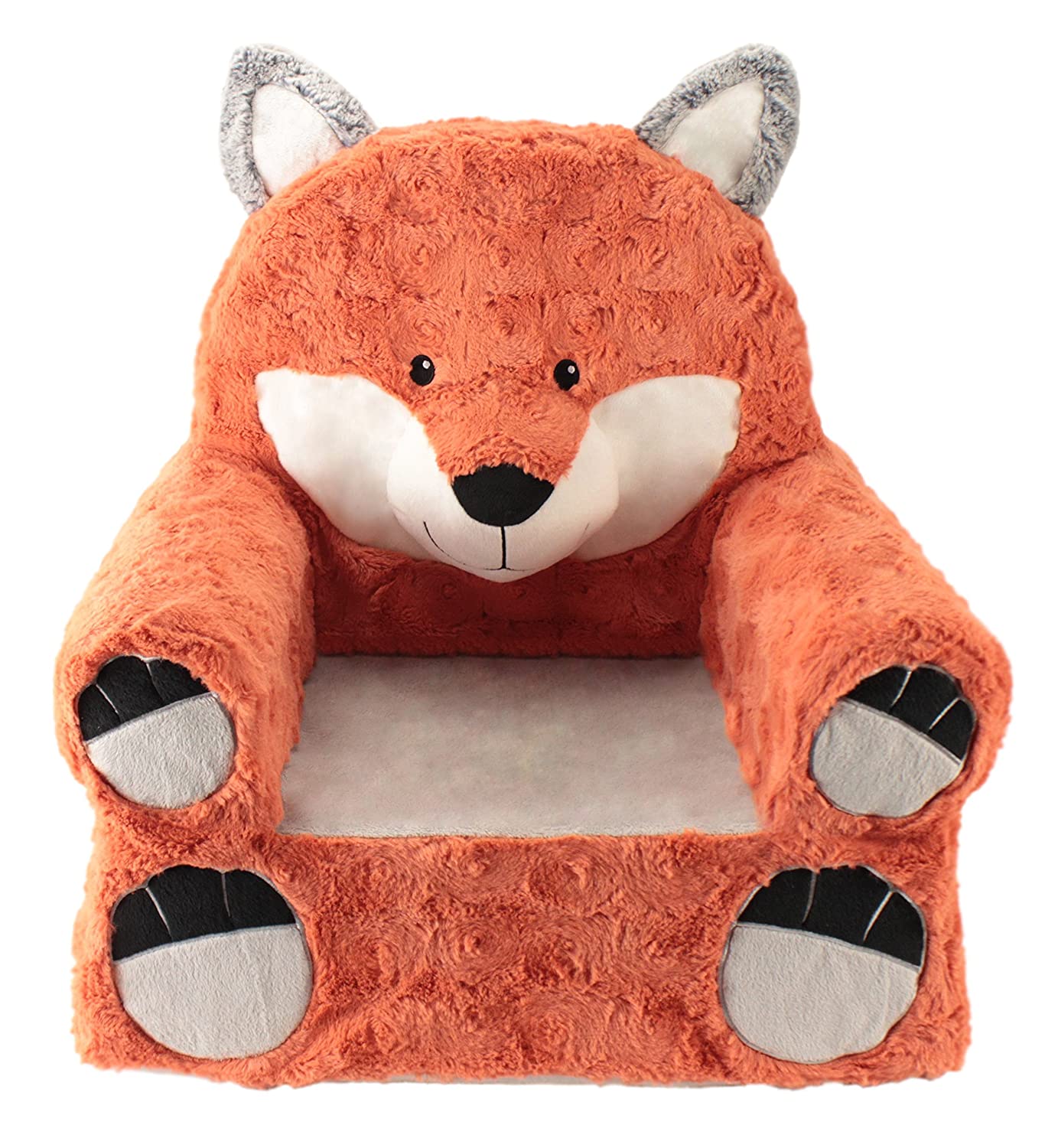 Animal Adventure Sweet SeatsOrange Fox Children's ChairLarge SizeMachine Washable Cover