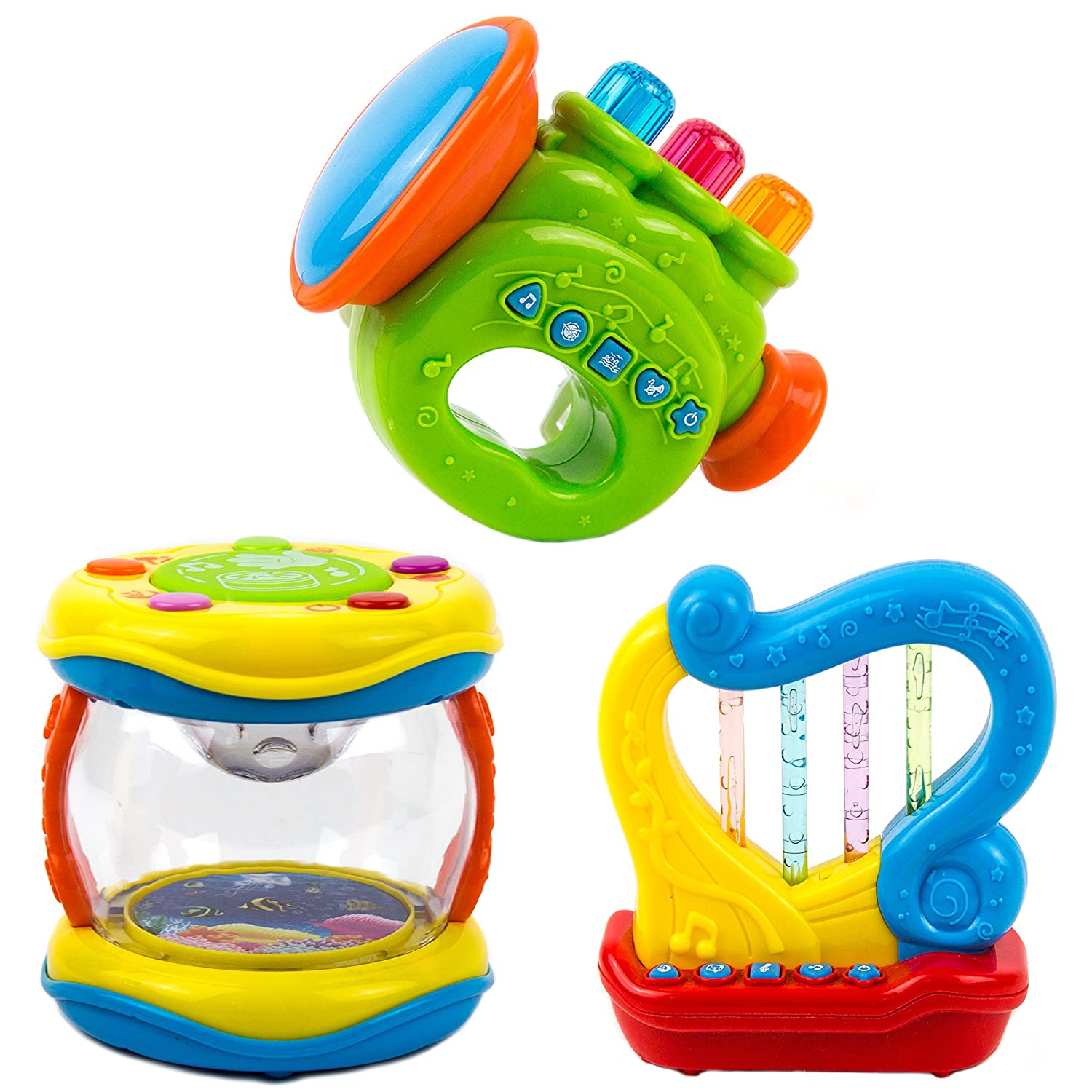 Toysery Portable Musical Toy Instruments for Toddlers, Kids - Educational Music Toy for Children