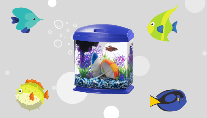 Aqueon MiniBow Aquarium Starter Kits with LED Lighting