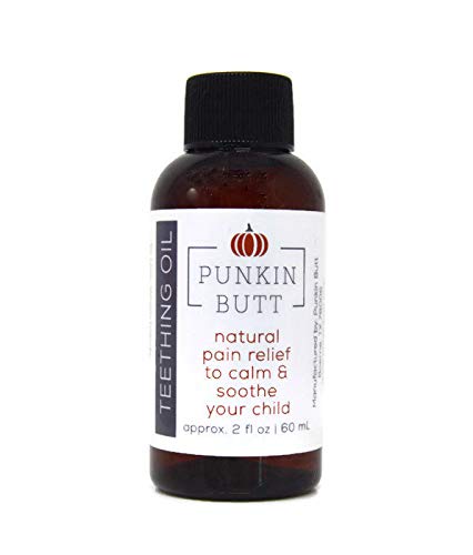 Punkin Butt Teething Oil 2 oz. | Natural Relief for Babies First Teeth