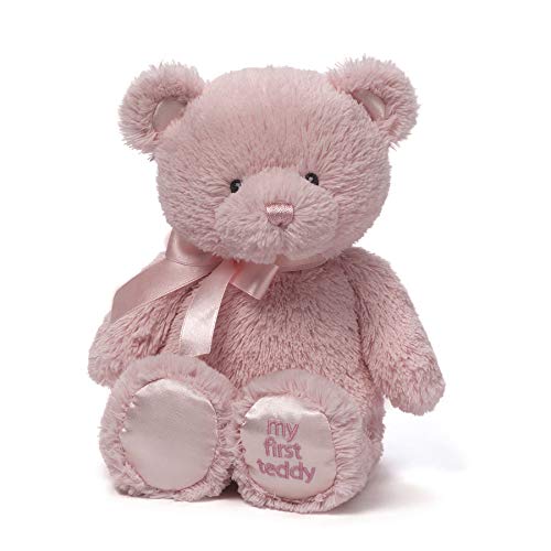 Baby GUND My First Teddy Bear Stuffed Animal Plush, Pink