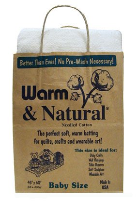 The Warm Company Warm & Natural Cotton Batting Baby/Crib Size