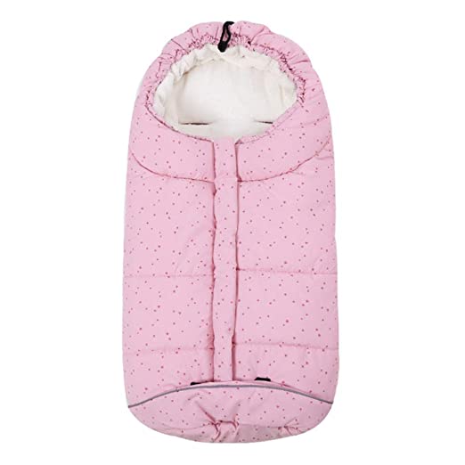 Wasyoh Infant Sleeping Bag Thickened High Density Fluff Outdoor Swaddle Blankets Universal Strollers Footmuff for 4-36 Months Baby
