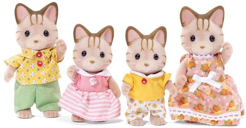 Calico Critters Sandy Cat Family