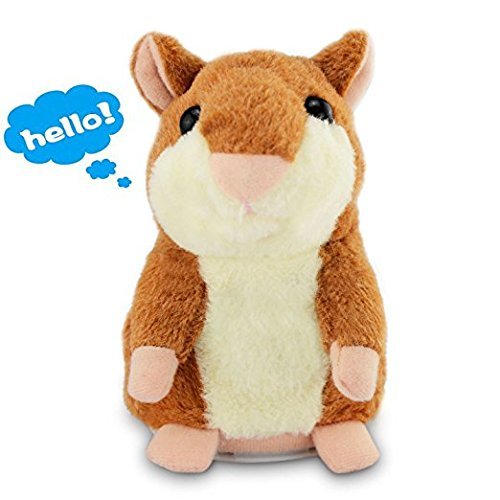 Talking Hamster, Vancer Talking Hamster Repeats What You Say Electronic Pet Talking Plush Toy Halloween Christmas Xmas Gift for Kids Children.