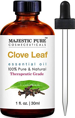Majestic Pure Clove Essential Oil, Pure and Natural Therapeutic Grade 1 fl oz