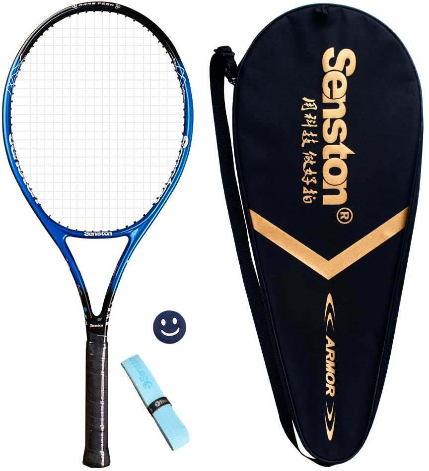 Senston 19" 23" 27" Kids Junior Tennis Racquet for Kids Children Boys Girls Tennis Rackets with Racket Cover