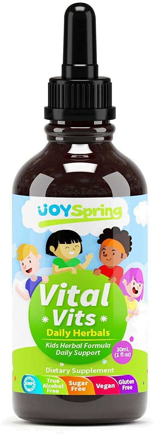 Liquid Organic Vitamins for Kids - Immune System Booster for Kids, Best Immune System Support for Children with Iron