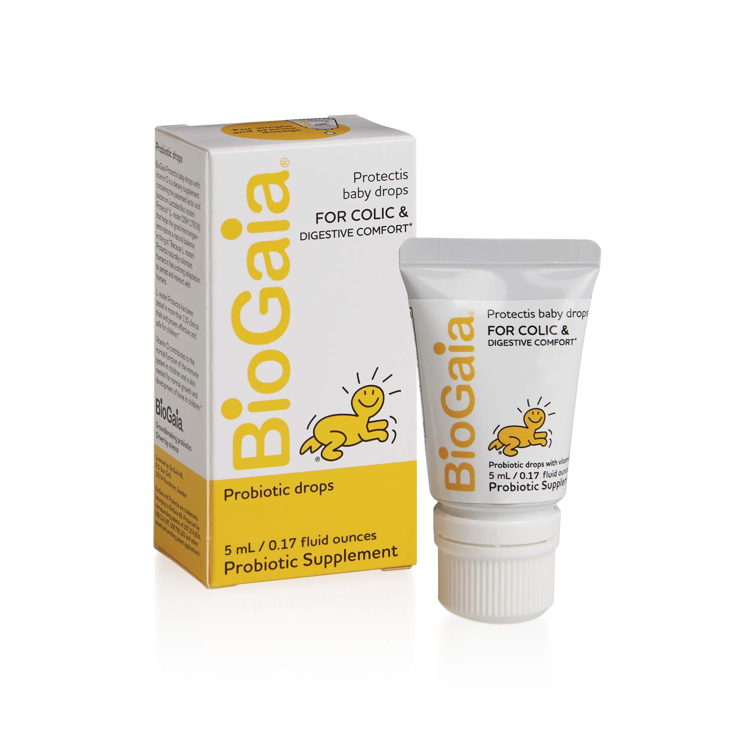BioGaia Protectis Probiotics Drops for Baby, Infants, Newborn and Kids Colic