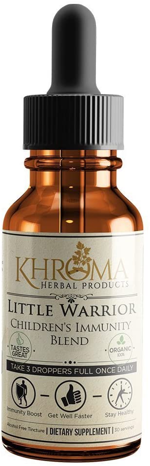 Little Warrior - Organic Children's Immunity Booster - 2 oz Delicious Liquid Supplement - by Khroma Herbs