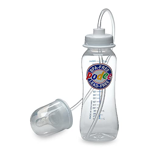 Podee Hands Free Baby Bottle - Anti-Colic Feeding System 9 oz
