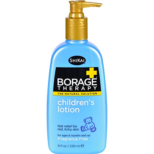 Shikai Borage Dry Skin Therapy Children's Formula Moisturizing Body Lotion-8,oz.