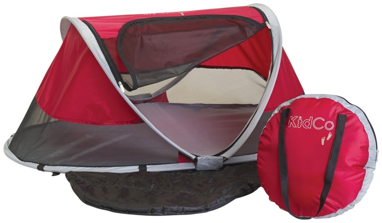 KidCo Peapod, Cranberry - Travel Bed for Toddler