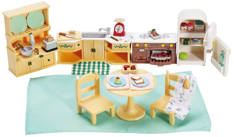 Calico Critters Deluxe Kozy Kitchen Set