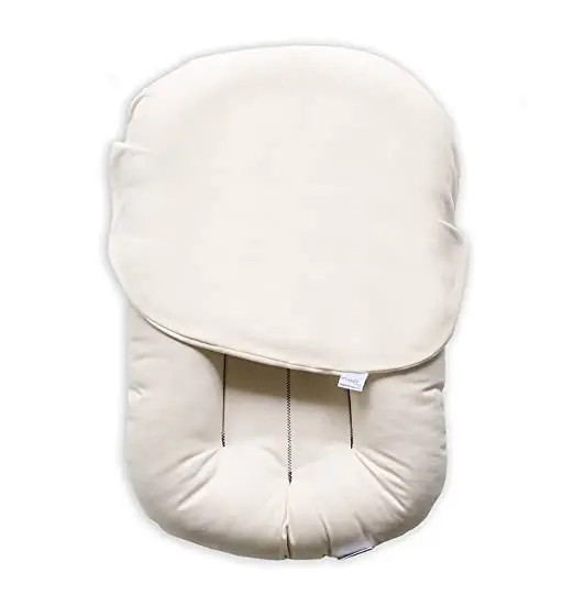 Snuggle Me Organic | Patented Sensory Lounger for Baby | organic cotton, virgin polyester fill