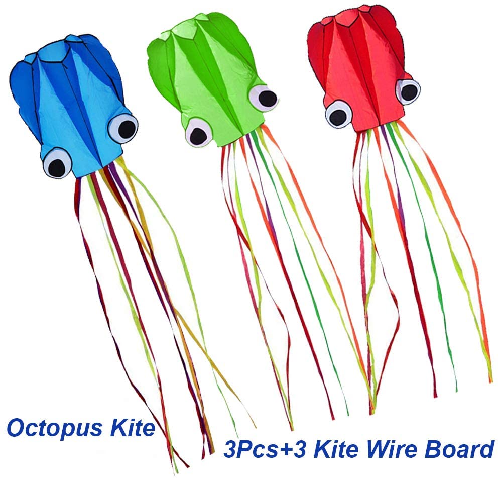 Milky House 3 Pack Octopus Kite