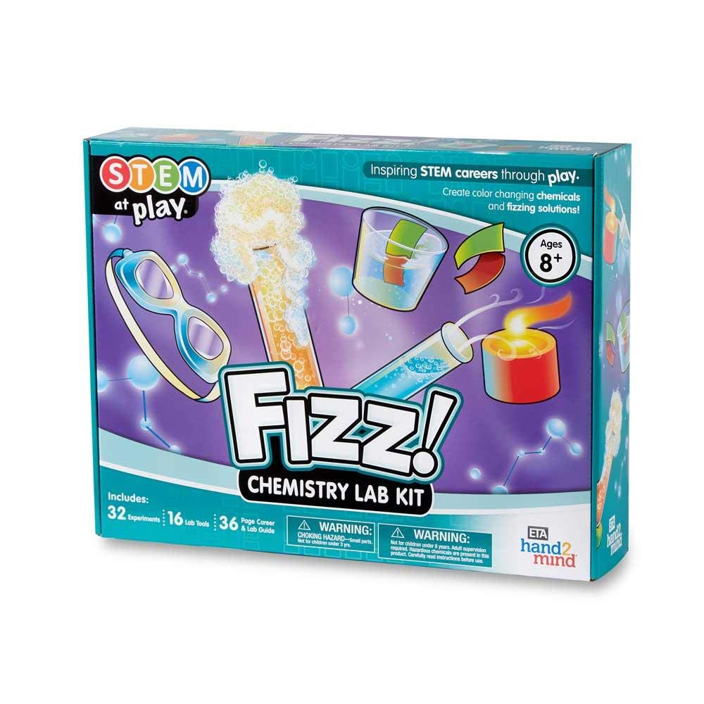 FIZZ! Chemistry Science Kit for Kids (Ages 8+) - Build 32+ STEM Career Experiments and Activities