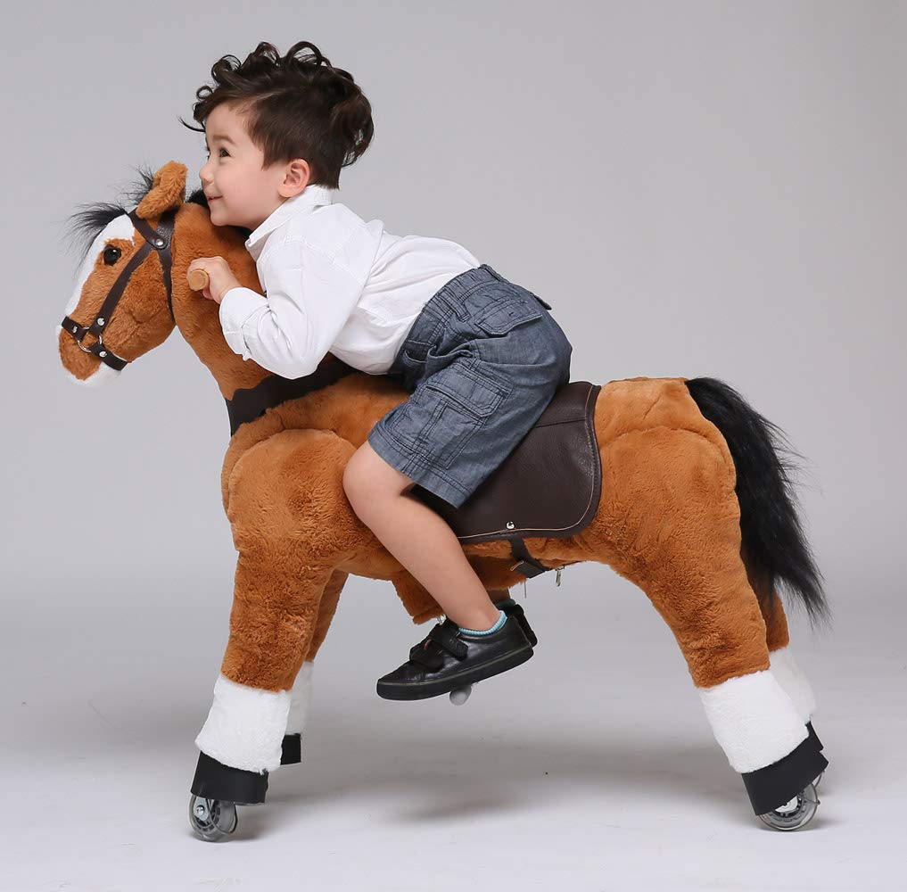 UFREE Ride on Pony Large Toy Horse Large Baby Rocking Horse