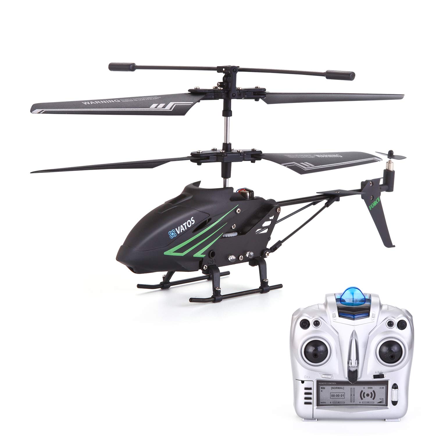 RC Helicopter, Remote Control Helicopter with Gyro and LED Light 3.5HZ Channel Alloy Mini Helicopter Remote Control for Kids & Adult