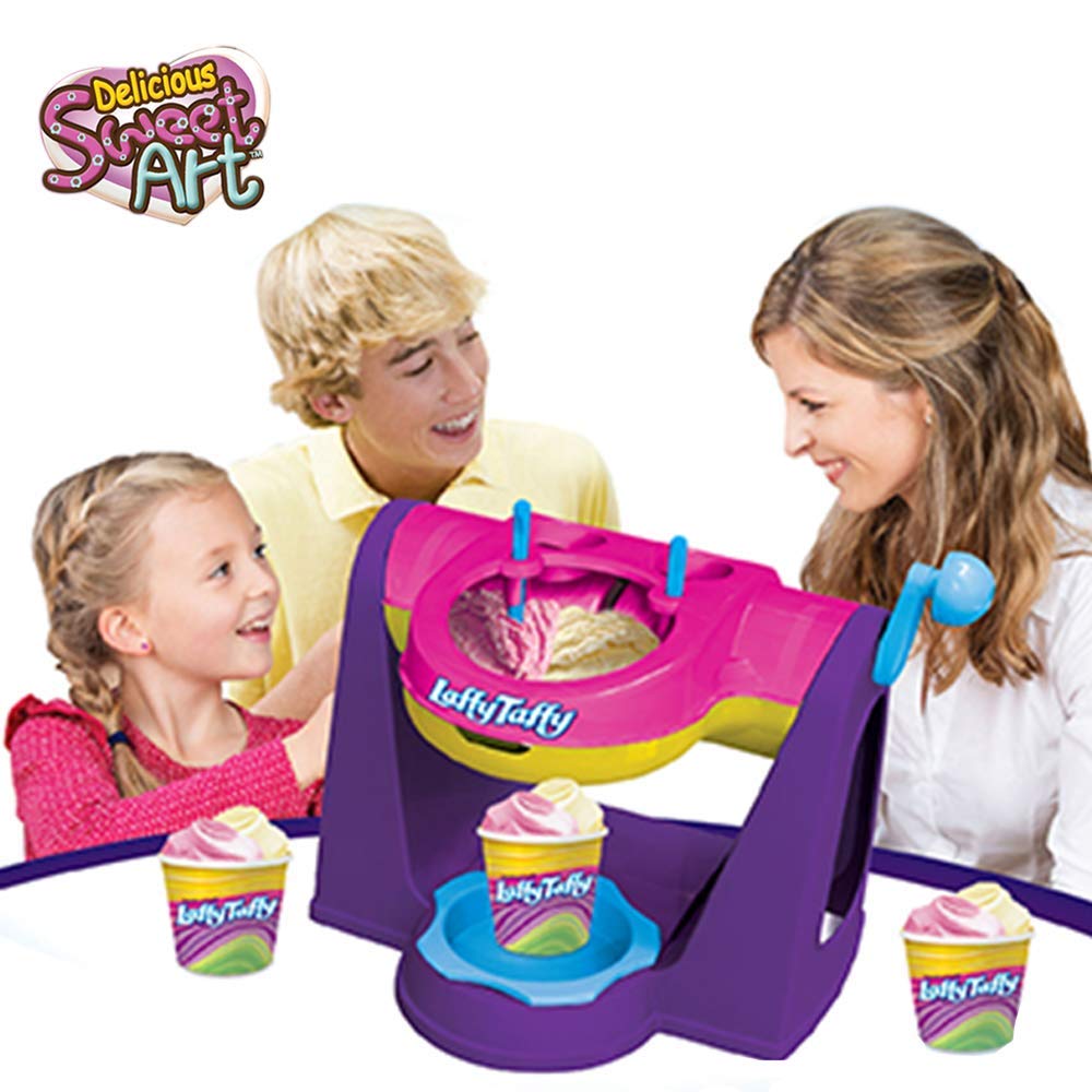 AMAV Laffy Taffy Ice Cream Maker Machine for Kids - Easy to Use & Make Your Favorite Ice Cream Flavors at Home - Best Group Activity for Friends to Do Together!
