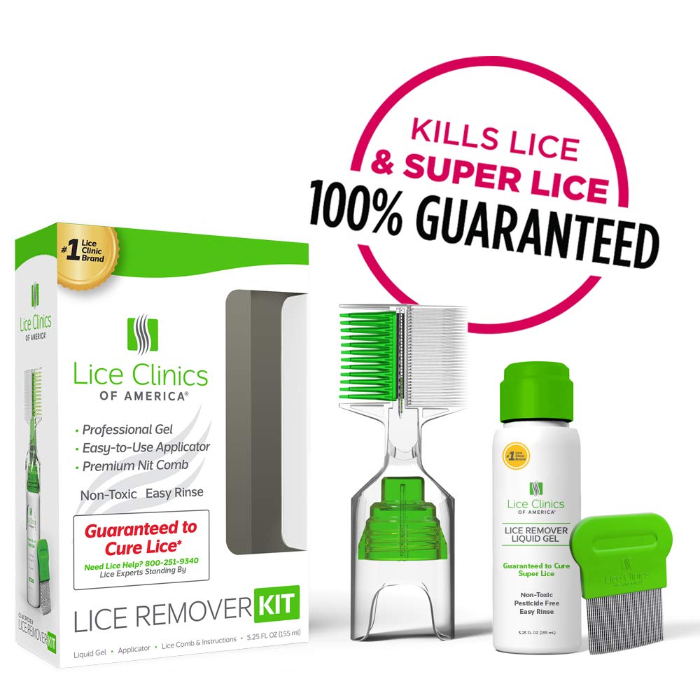 Lice Treatment Kit by Lice Clinics-Guaranteed to Cure Lice, Even Super Lice-Safe, Non-Toxic, Pesticide-Free