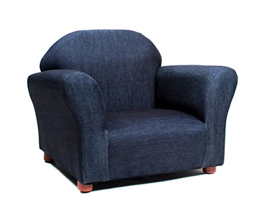 KEET Roundy Kid's Chair Denim, Blue