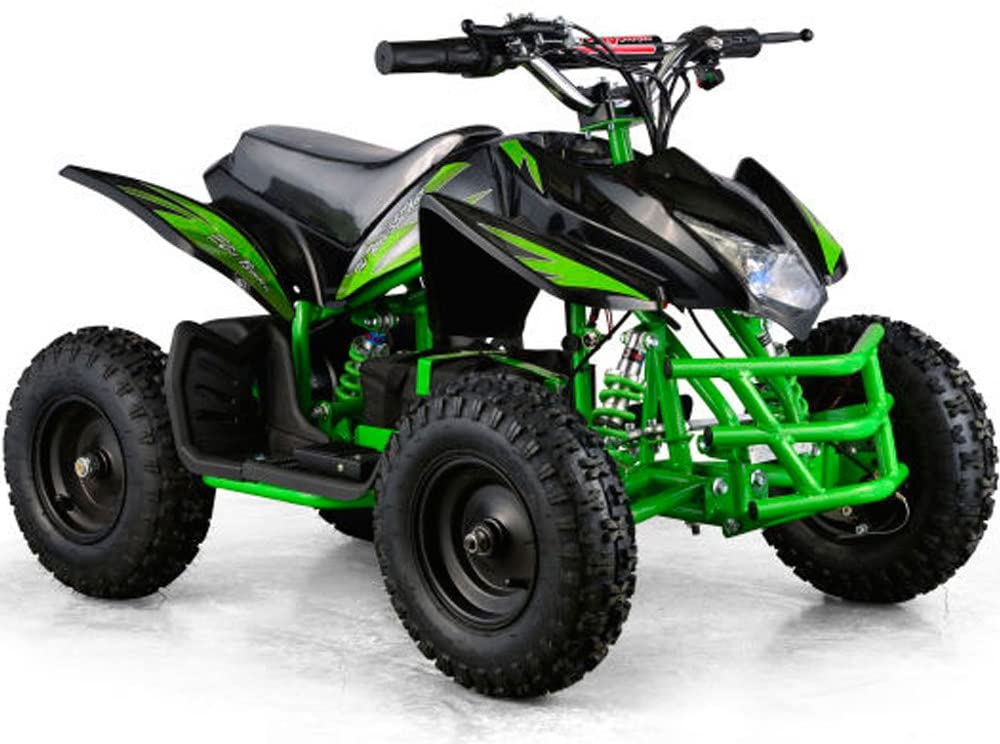 Titan Outdoor Kids Children 24V Green Mini Quad ATV