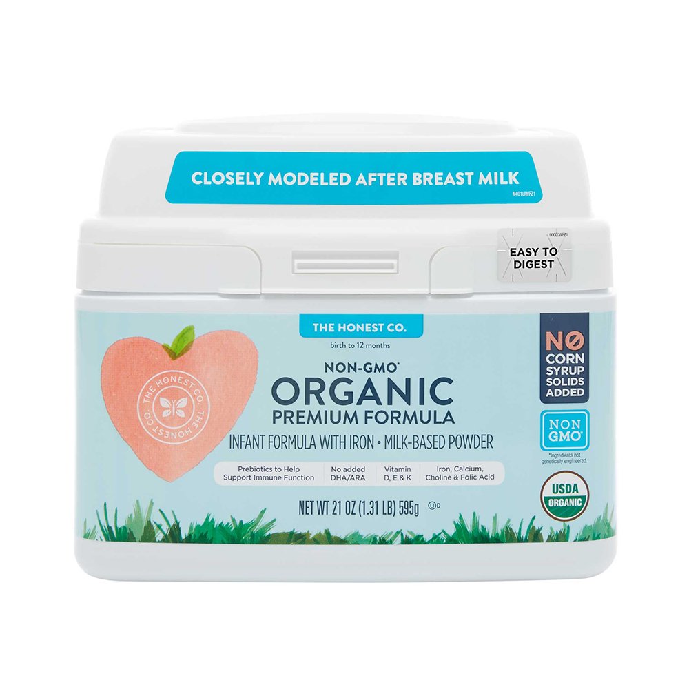 The Honest Company Organic Premium Infant Formula with Iron & Prebiotics for Immune Support