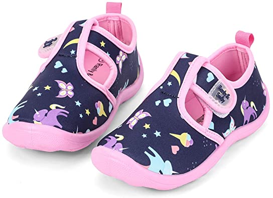 nerteo Boys Girls Cute Aquatic Water Shoes & Beach, Swim, Pool, Water Park & Toddler/Little Kid
