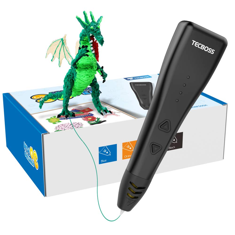 Tecboss 3D Pen for Kids with Adjustable Speed