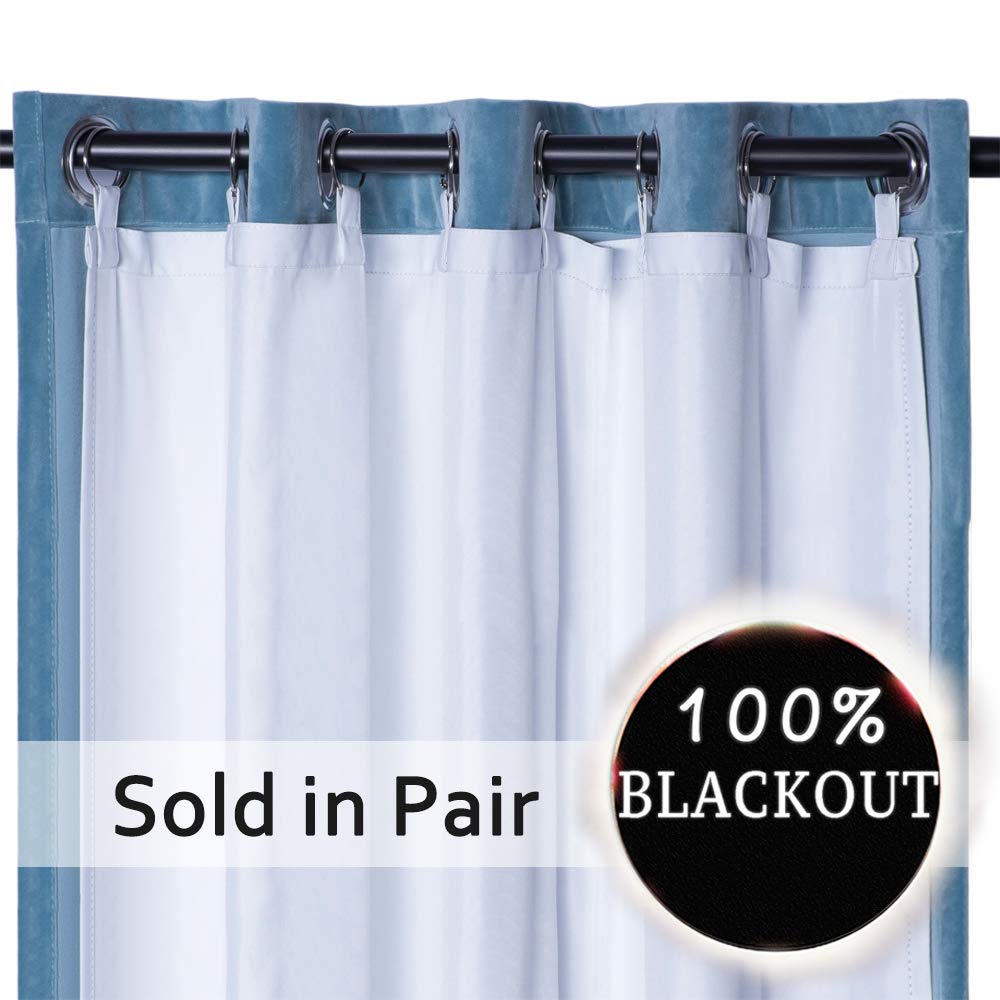 Rose Home Fashion RHF Thermal Insulated Blackout Curtain Liner Panel