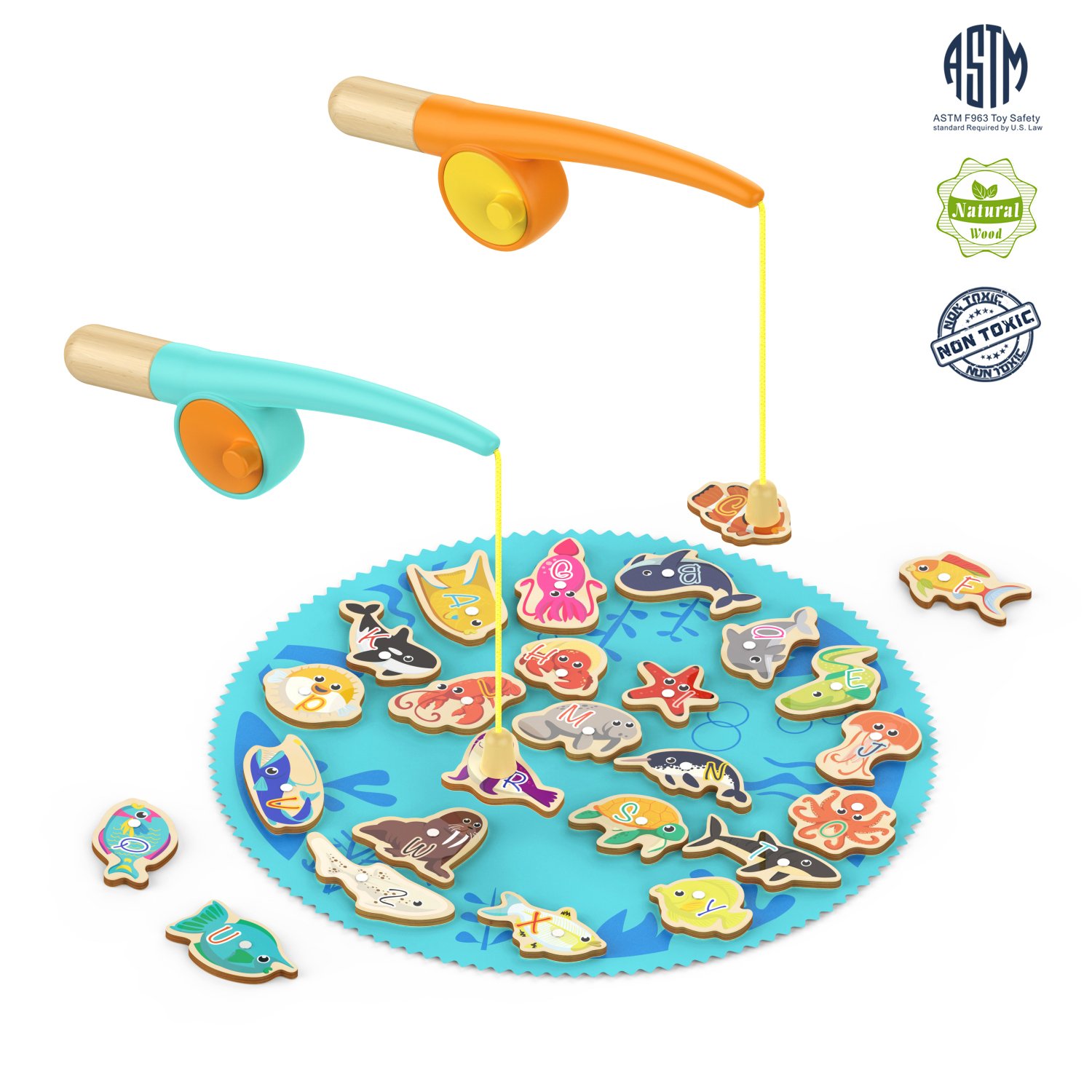 Toddler Fishing Game Gifts for 2 3 Year Old Girl and Boy Toys Birthday