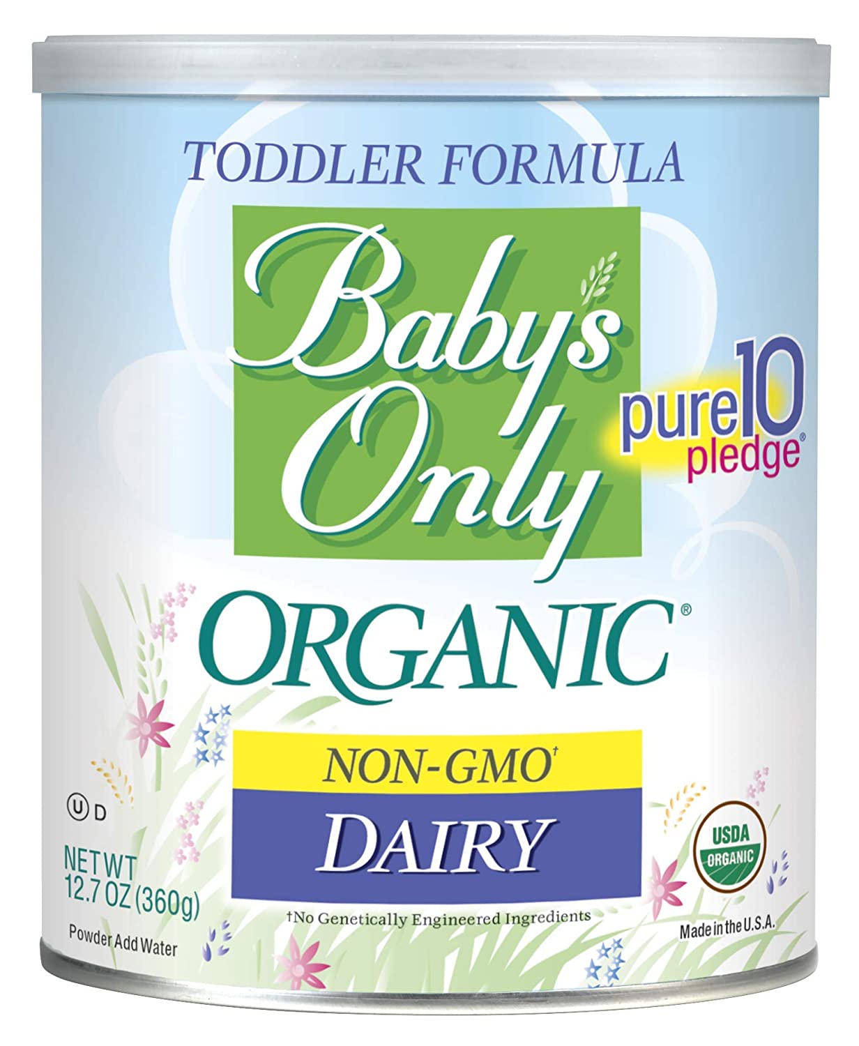 Baby's Only Dairy Toddler Formula - Non GMO, USDA Organic, Clean Label Project Verified