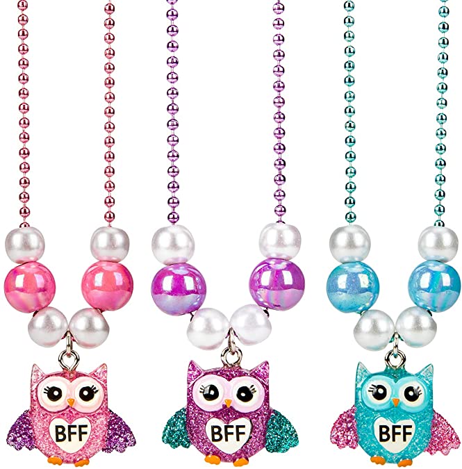 SkyWiseWin Best Friend Half Heart Necklaces for Kids